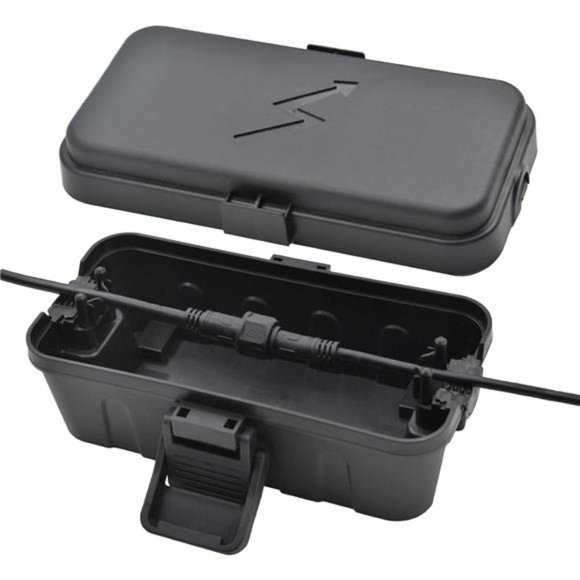 1PCS Weatherproof Electrical Connection Box, Outdoor Electrical Box, Black - Picture 1 of 6